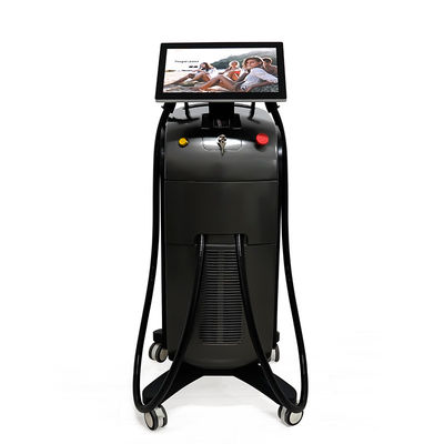 Vertical Diode Laser Hair Removal Mesin Kecantikan Panjang Gelombang Tiga Kali Lipat 755 808 1064nm
