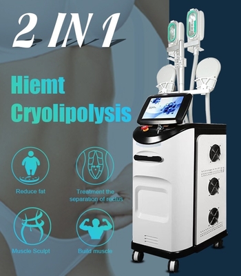 EMS Cryolipolysis Body Sculpting Machine 2 In 1 Untuk Membentuk Tubuh Menghilangkan Lemak