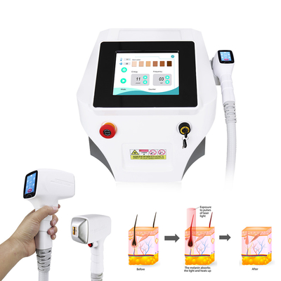 Penghilang Rambut Permanen Mesin Nova Ice Diode Laser 3 Gelombang 808nm
