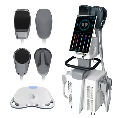 4000W EMS Sculpting Machine Dengan 15 Inch Touch Screen HiemtT Output Frekuensi 3-150HZ Termasuk Handle And Arm