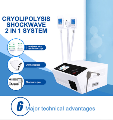 2 In 1 Multifungsi Mesin Pembekuan Lemak Cryolipolysis Dengan 4 Pegangan