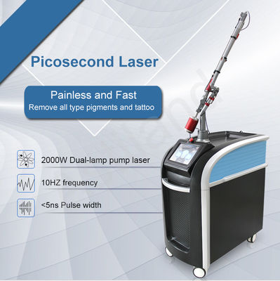 Panduan Arm ND Yag Laser Tattoo Removal Machine Q Beralih 1064nm 755nm 532nm