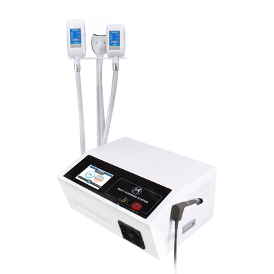 Mesin Terapi Gelombang Kejut Cryolipolysis Pneumatik Dengan 4 Pegangan