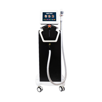 Mesin Penghilang Rambut Laser Serat 808nm Stasioner Dengan Layar Sentuh 8,4 