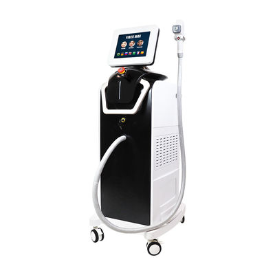 755 808 1064nm Fiber Laser Hair Removal Machine Untuk Salon Kecantikan
