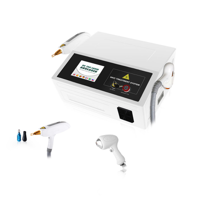 Nd YAG Picosecond Laser Penghapusan Tato Mesin Kecantikan Multifungsi 808nm 2 In 1